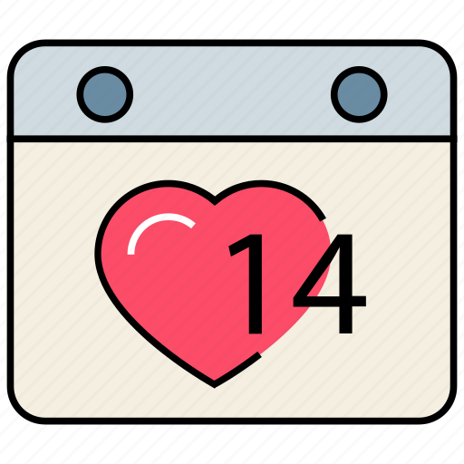 Love, love calendar, lovely hearts, romance, romantic dates, valentine date, wedding date icon - Download on Iconfinder