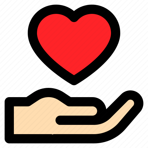 Heart, kindness, love, romance, romantic icon - Download on Iconfinder