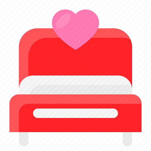 Bed, love, romance, romantic icon - Download on Iconfinder