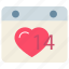 love calendar, lovely hearts, romantic dates, valentine date, wedding date 