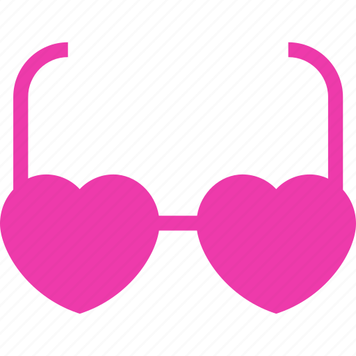 Glasses, heartglasses, loveglasses, sunglasses icon - Download on Iconfinder