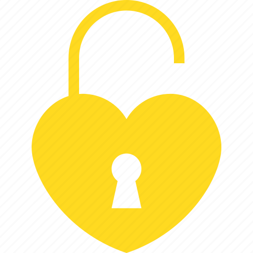 Heart, key, lock, love, loving, security icon - Download on Iconfinder