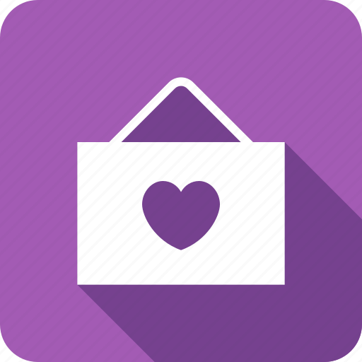 Greeting, hangingboard, heartboard, love, romance icon - Download on Iconfinder