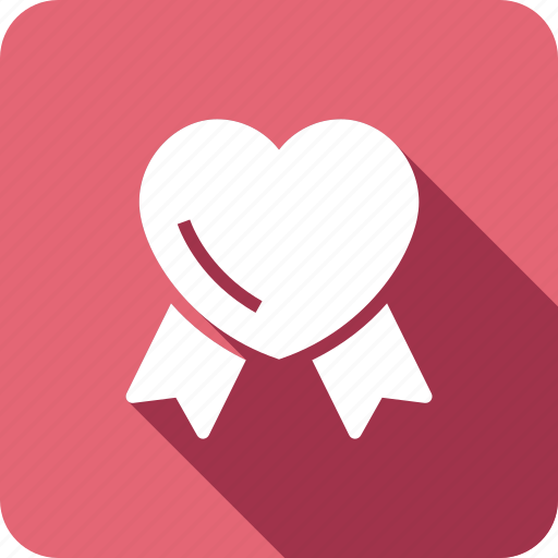 Heart, heartbadge, insignia, lovebadge, ribbonbadge icon - Download on Iconfinder