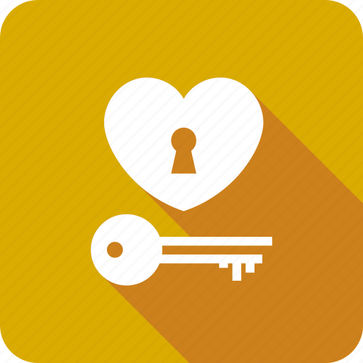 Heart, key, lock, love, valentine, wedding icon - Download on Iconfinder