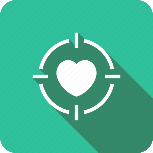 Heart, love, romance, target, valentine icon - Download on Iconfinder