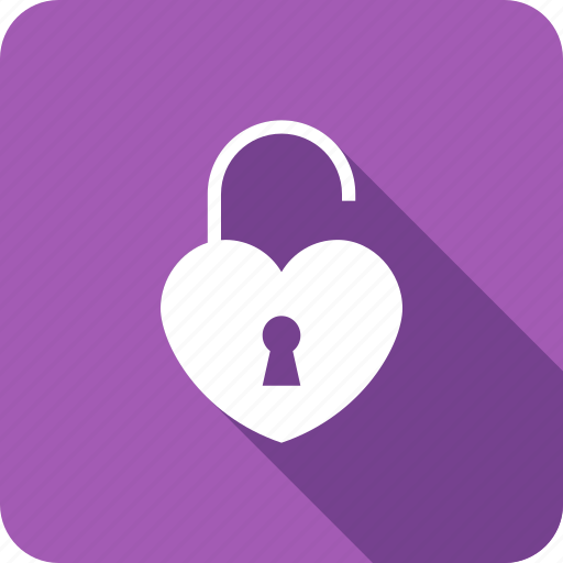 Heart, key, lock, love, loving, security icon - Download on Iconfinder