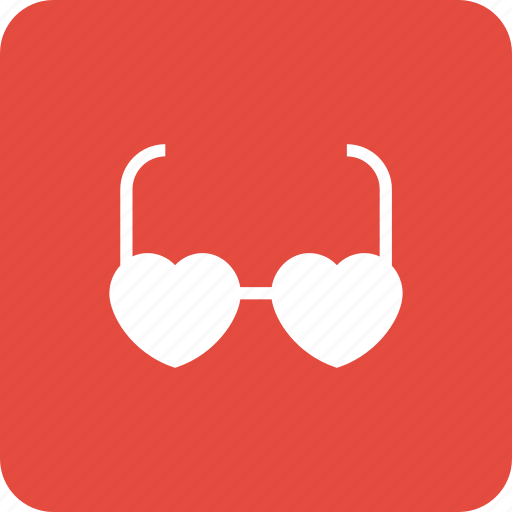 Glasses, heartglasses, loveglasses, sunglasses icon - Download on Iconfinder
