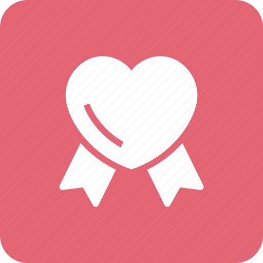 Heart, heartbadge, insignia, lovebadge, ribbonbadge icon - Download on Iconfinder