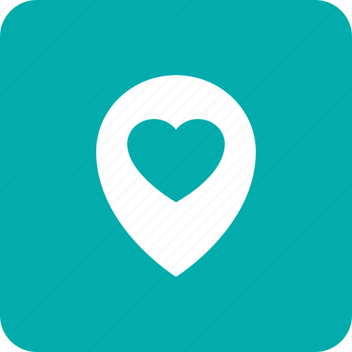 Heart, heartlocator, heartpin, lovepin, lovesymbol, romance icon - Download on Iconfinder