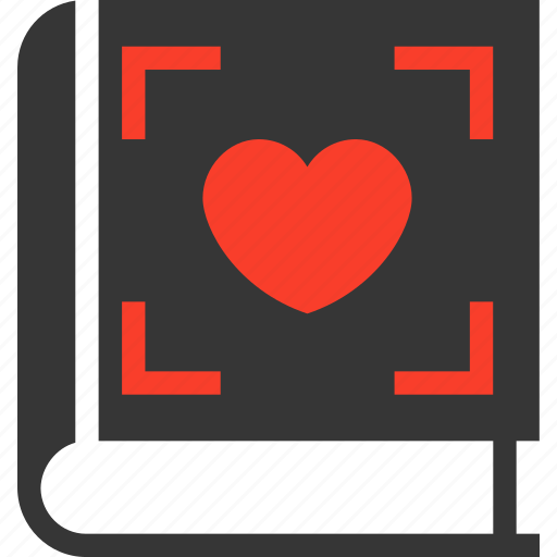 Book, bookwithheart, education, heart, lovebook icon - Download on Iconfinder