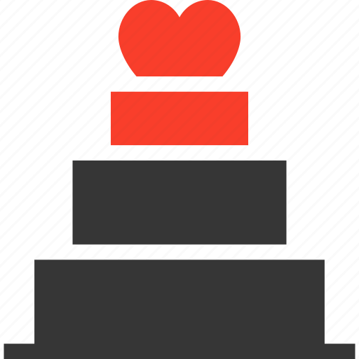Cake, dessert, lovecake, romanticcake, valentinecake icon - Download on Iconfinder
