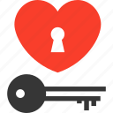 heart, key, lock, love, valentine, wedding