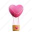 hot, balloon, heart, love, valentine, romantic, weding, romance, loving 