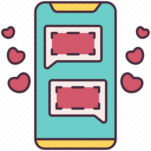Message, smartphone, love, electronics, speech, bubble, chat icon - Download on Iconfinder