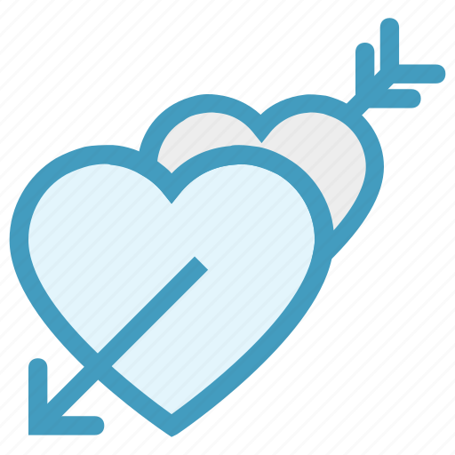 Arrow, cupid, falling in love, heart, love, romantic, valentine icon - Download on Iconfinder