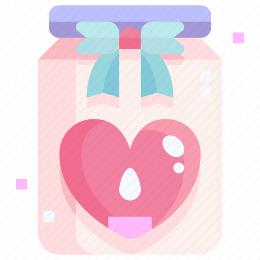 Bottle, candle, heart, jar, love, valentine icon - Download on Iconfinder