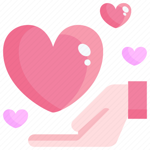Give, hand, heart, love, valentine icon - Download on Iconfinder