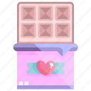 chocolate, heart, love, valentine