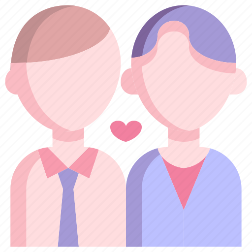 Boy, couple, heart, love, man, together, valentine icon - Download on Iconfinder