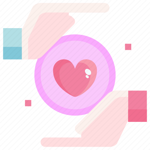 Hand, heart, love, protect, valentine icon - Download on Iconfinder