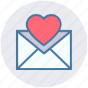 envelope, heart, invitation, invite, letter, message, wedding