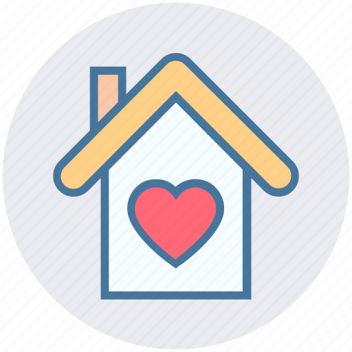Building, heart, home, house, love, sweet home, valentine icon - Download on Iconfinder