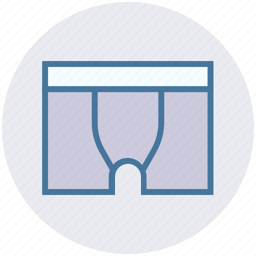 Clothing, fashion, garments, male, pants, shorts, underwear icon - Download on Iconfinder