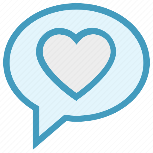 Chat, communication, conversation, heart, love, message, valentine icon - Download on Iconfinder