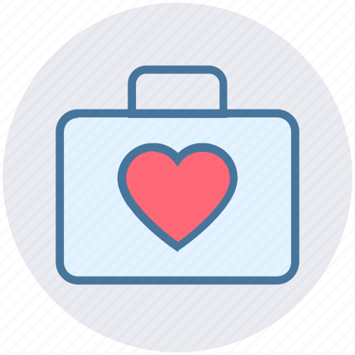 Bag, favorite, hand bag, handbag with heart, heart, heart on bag, love icon - Download on Iconfinder