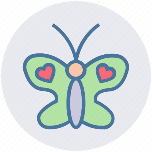 Butterfly, greeting, happiness, heart shaped, heart wings, love sign bird icon - Download on Iconfinder