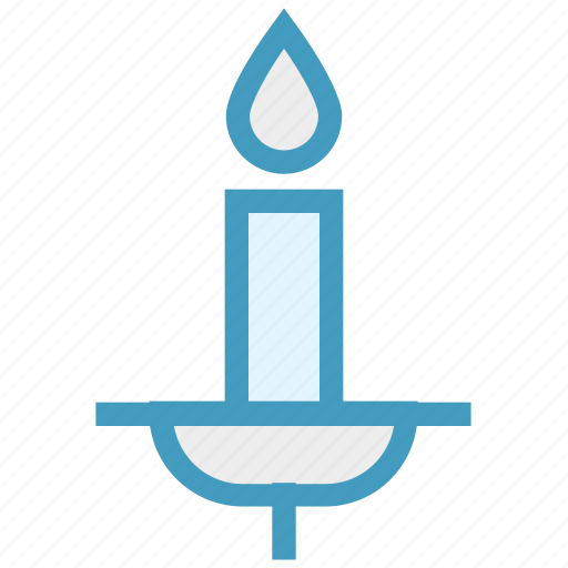 Candle, candle holder, candlelight, candlelight dinner, light, party icon - Download on Iconfinder
