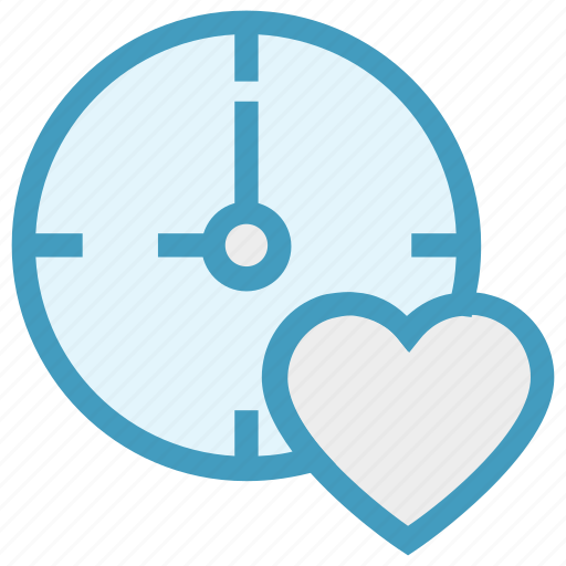Bookmark, clock, heart, love, timepiece, timer, watch icon - Download on Iconfinder