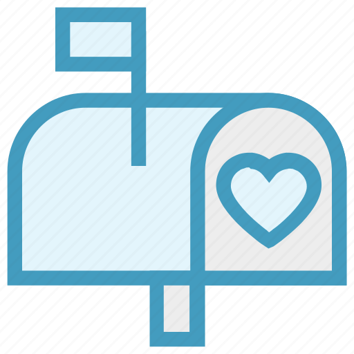 Email, heart, love letter, mail, message, post, postbox icon - Download on Iconfinder