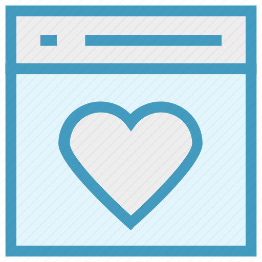Favorite, heart, love, page, web layout, web page, website icon - Download on Iconfinder