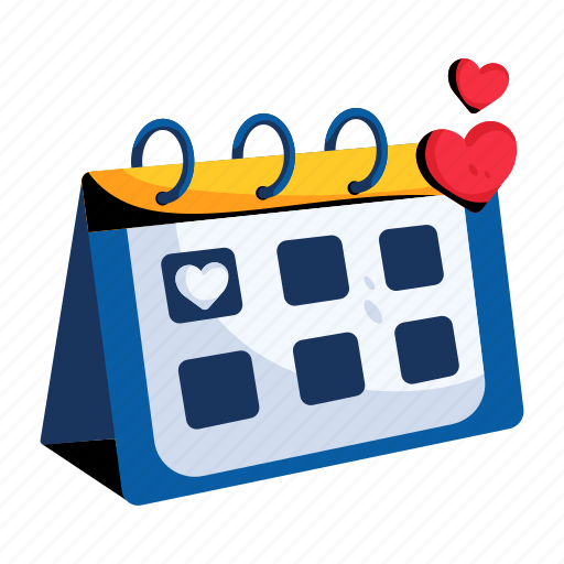 Valentine date, valentine day, valentine plan, love day, valentine reminder icon - Download on Iconfinder