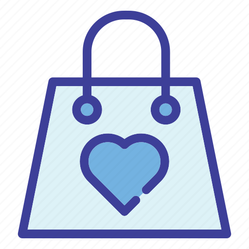 Bag, love, shopping bag, valentines day, celebration, gift, heart icon - Download on Iconfinder