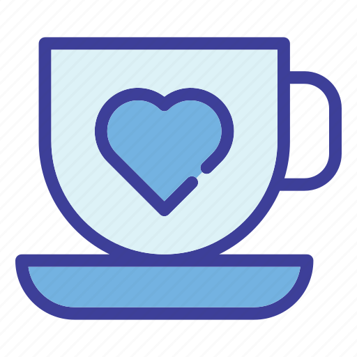 Mug, love, heart, cup, ceramic, love and romance, valentines day icon - Download on Iconfinder