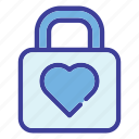padclock, love, password, valentines day, security, locked, love and romance, dating app, lover