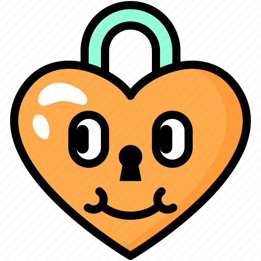 Padlock, lock, heart, love, valentine, romantic icon - Download on Iconfinder