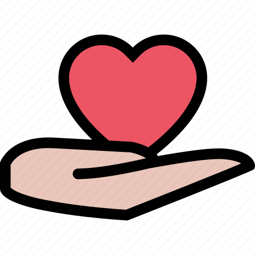 Hand, heart, love, lovers, relationship, valentine's day, wedding icon - Download on Iconfinder