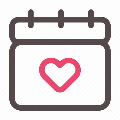 Calendar, day, love, valentine icon - Download on Iconfinder