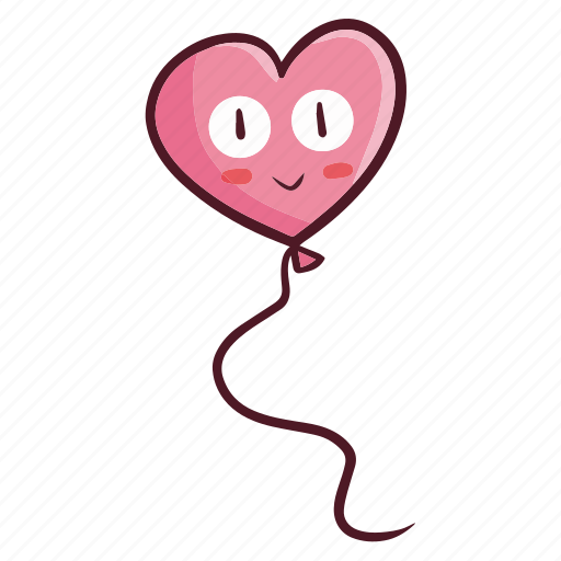 Love, balloon, valentine, heart, romance, wedding, romantic icon - Download on Iconfinder