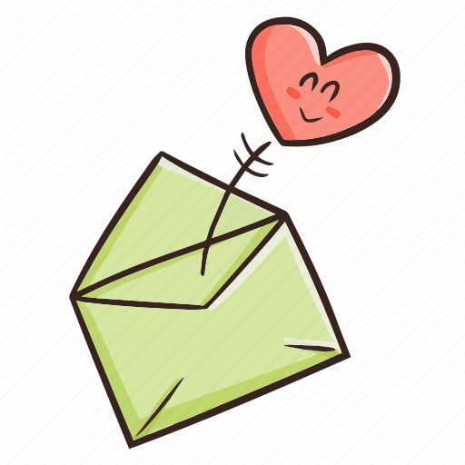 Love, letter, envelope, heart, valentine, mail, message icon - Download on Iconfinder