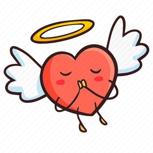 Pray, love, heart, valentine, romance, wedding, marriage icon - Download on Iconfinder
