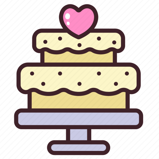 Cake, dessert, valentine, romantic, love icon - Download on Iconfinder