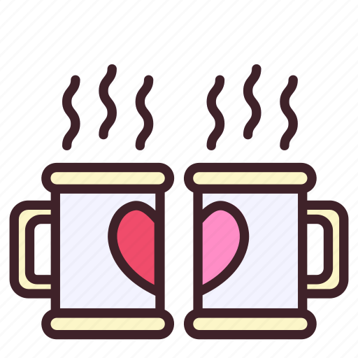 Cup, mug, heart, romantic, valentine icon - Download on Iconfinder