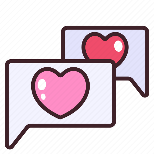 Love, chat, message, heart, talk icon - Download on Iconfinder