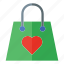 bag, love, shopping bag, valentines day, valentine, party 