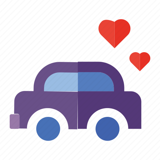 Car, love, wedding, valentines day, love and romance, just married icon - Download on Iconfinder